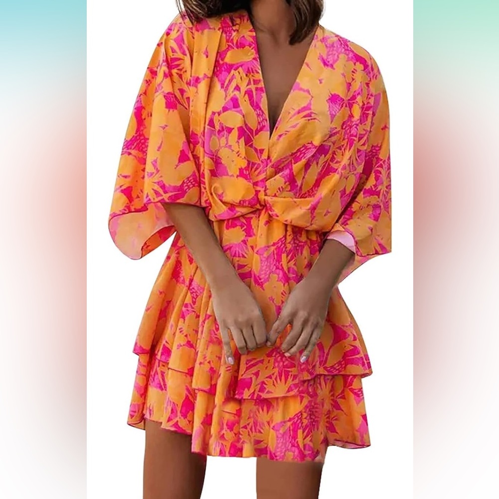 Brand new Bright & flowy dress